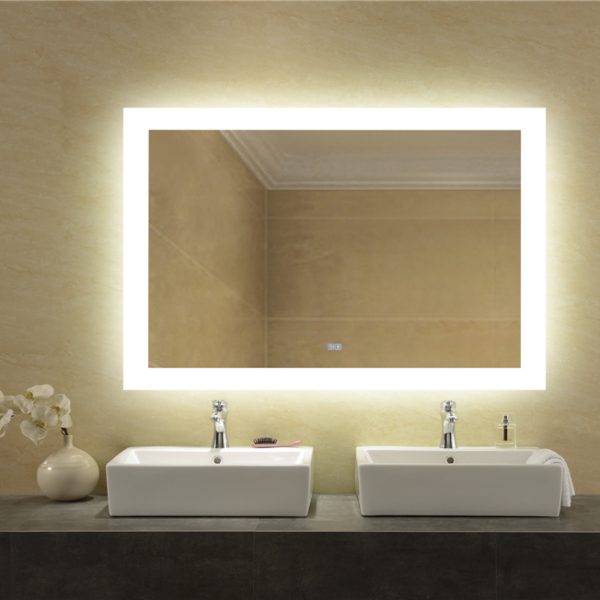 Custom LED Mirror for Hampton Inn Hotel